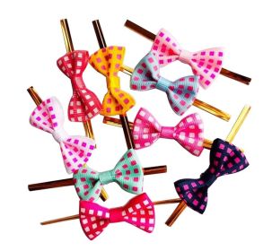 100 Pcs Cute Bow Twist Ties for Sealing Lollipop Candy Cookie Bakery Bag #36