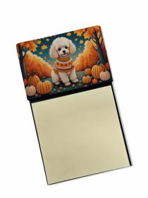 NEW Poodle Fall Sticky Note Holder Refillable Dispenser Self-Sticky Note Pads, Memo Pads Blank Desk Accessories