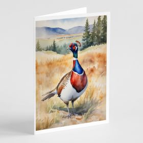 South Dakota Ringnecked Pheasant Greeting Cards Pack of 8 Blank Cards with Envelopes Whimsical A7 Size 5x7 Blank Note Cards