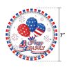 Dinnerware Set for independence day Decorations; Patriotic Party; American Flag Party Decoration include Plates; Napkins; Cups; and Tableware