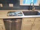 Gulls Scavenging Dish Drying Mat Absorbent Dish Drying Mat Pad for Kitchen Counter Dish Drainer Mat for Countertop, 14 x 21", Multicolor