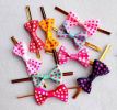 100 Pcs Cute Bow Twist Ties for Sealing Lollipop Candy Cookie Bakery Bag #36
