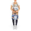 Corgi The Chef Apron Cooking Kitchen Server Baking Crafts Gardening for Adult Women Men, Unisex, Large, Multicolor
