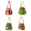4pcs Christmas Gift Bags Drawstring Christmas Gift Doll Bag Candy Treat Bags