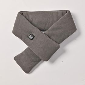 USB Women Men Heating Scarf Temperature Scarf 3 Gears Adjustable USB Charging Heat Control Neck Warmer For Cycling Camping USB Heated Scarf - Temperat (Color: gray)