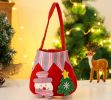 4pcs Christmas Gift Bags Drawstring Christmas Gift Doll Bag Candy Treat Bags